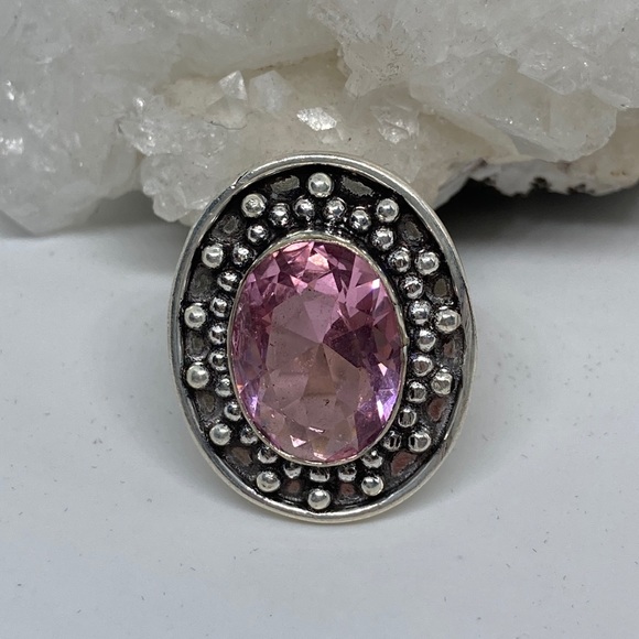 🆕 HANDCRAFTED KUNZITE RING - Picture 7 of 9